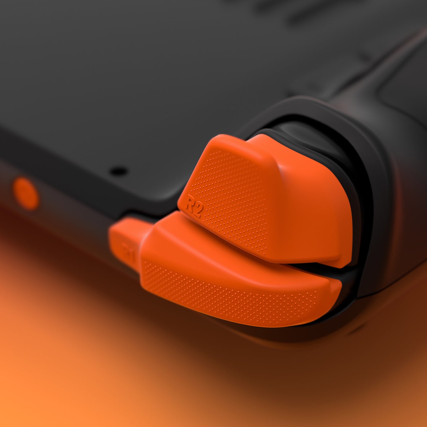 PlayVital LR INCREASER Shoulder Buttons Trigger Enhancement Set for Steam Deck LCD & OLED - Orange - DJMSDJ005 PlayVital