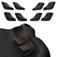 PlayVital MIX Version Back Button Enhancement Set for Steam Deck, Grip Improvement Button Protection Kit for Steam Deck - Streamlined & Studded Design - Black - PGSDM010 playvital