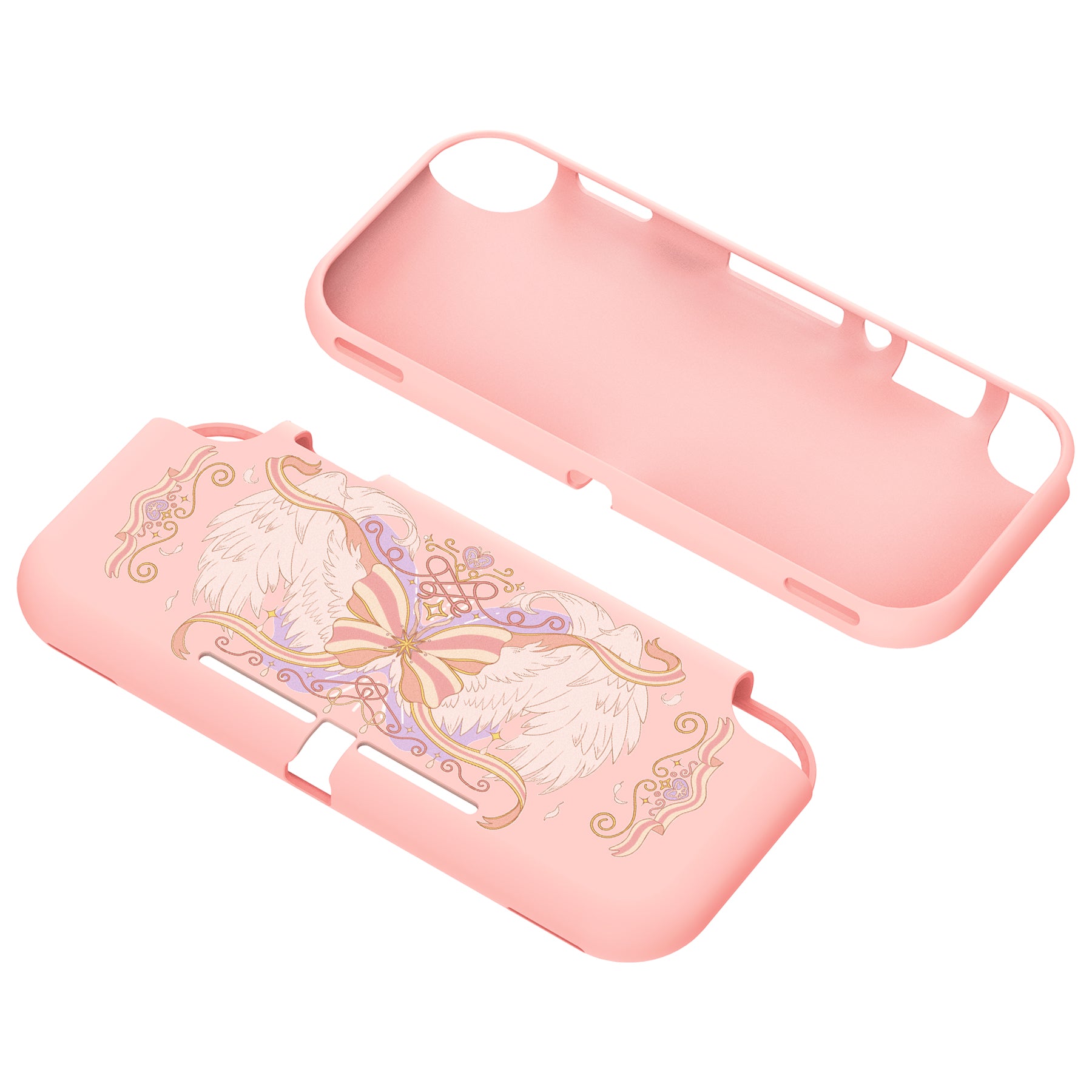 PlayVital Magic Wings Custom Protective Case for NS Switch Lite, Soft TPU Slim Case Cover for NS Switch Lite - LTU6032 PlayVital