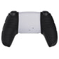 PlayVital Mecha Edition Anti-Slip Silicone Cover Skin with Thumb Grip Caps for PS5 Wireless Controller - Compatible with Charging Station - Black - JGPF001 PlayVital