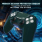 PlayVital Mecha Edition Anti-Slip Silicone Cover Skin with Matching Thumb Grips and Stickers for PS5 Wireless Controller - Compatible with Charging Station - Jungle Green PlayVital