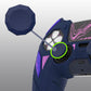PlayVital Mecha Rhino Silicone Cover for PS5 Controller with Thumb Grips & Stickers, Compatible with Charging Station - Midnight Blue & Purple PlayVital