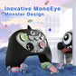 PlayVital MonoEye Monster Cute Silicone Cover for Xbox Series X/S Controller, Includes Joystick Caps and Stickers for Xbox Core Controller Grip Case - Black PlayVital