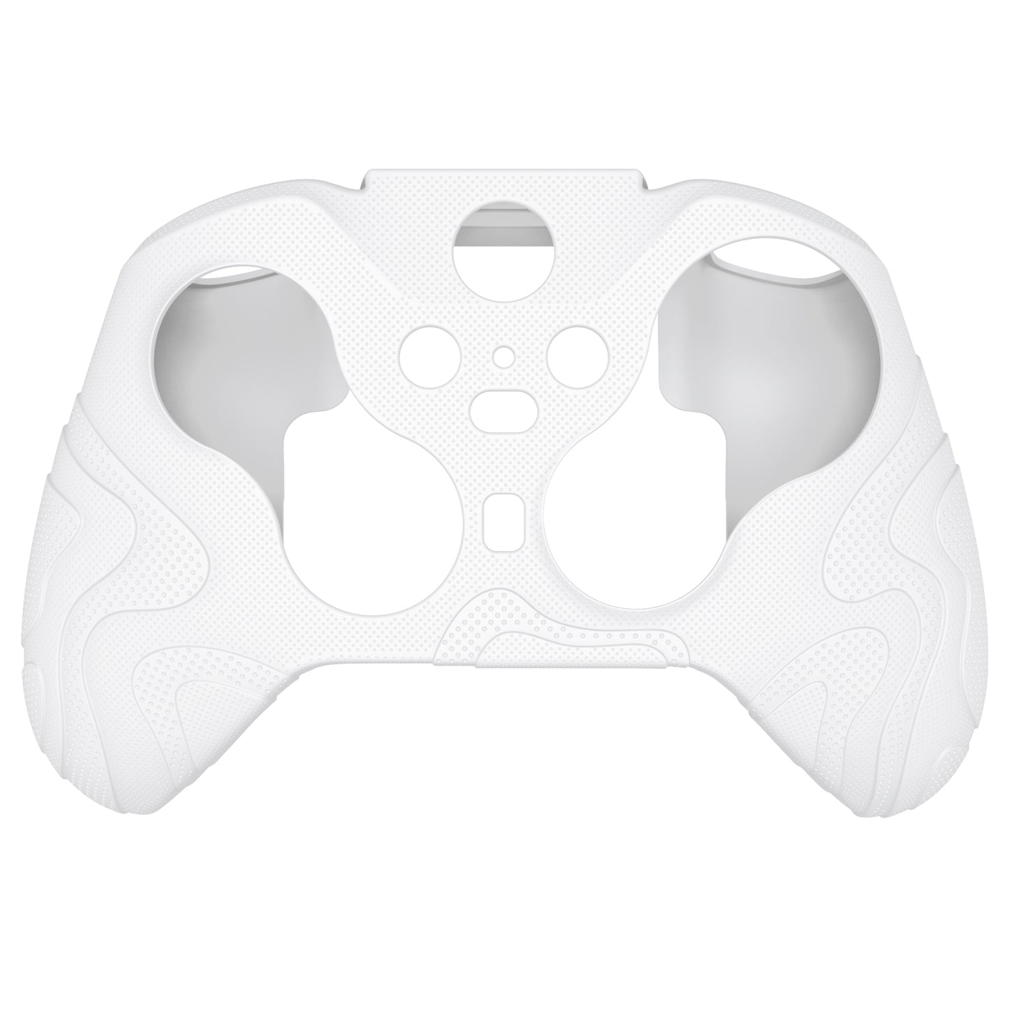 PlayVital Mountain Range Edition Silicone Cover with Thumb Grips for Xbox Elite Series 2 Controller & Xbox Elite Series 2 Core Controller - White PlayVital