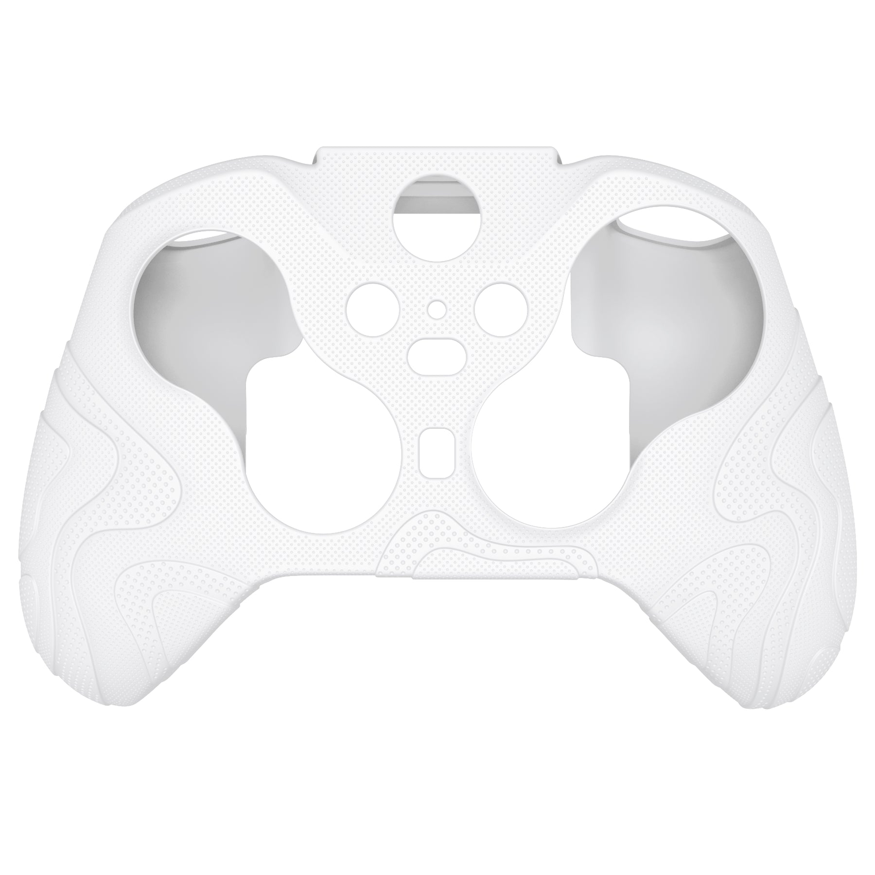 PlayVital Mountain Range Edition Silicone Cover with Thumb Grips for Xbox Elite Series 2 Controller & Xbox Elite Series 2 Core Controller - White PlayVital