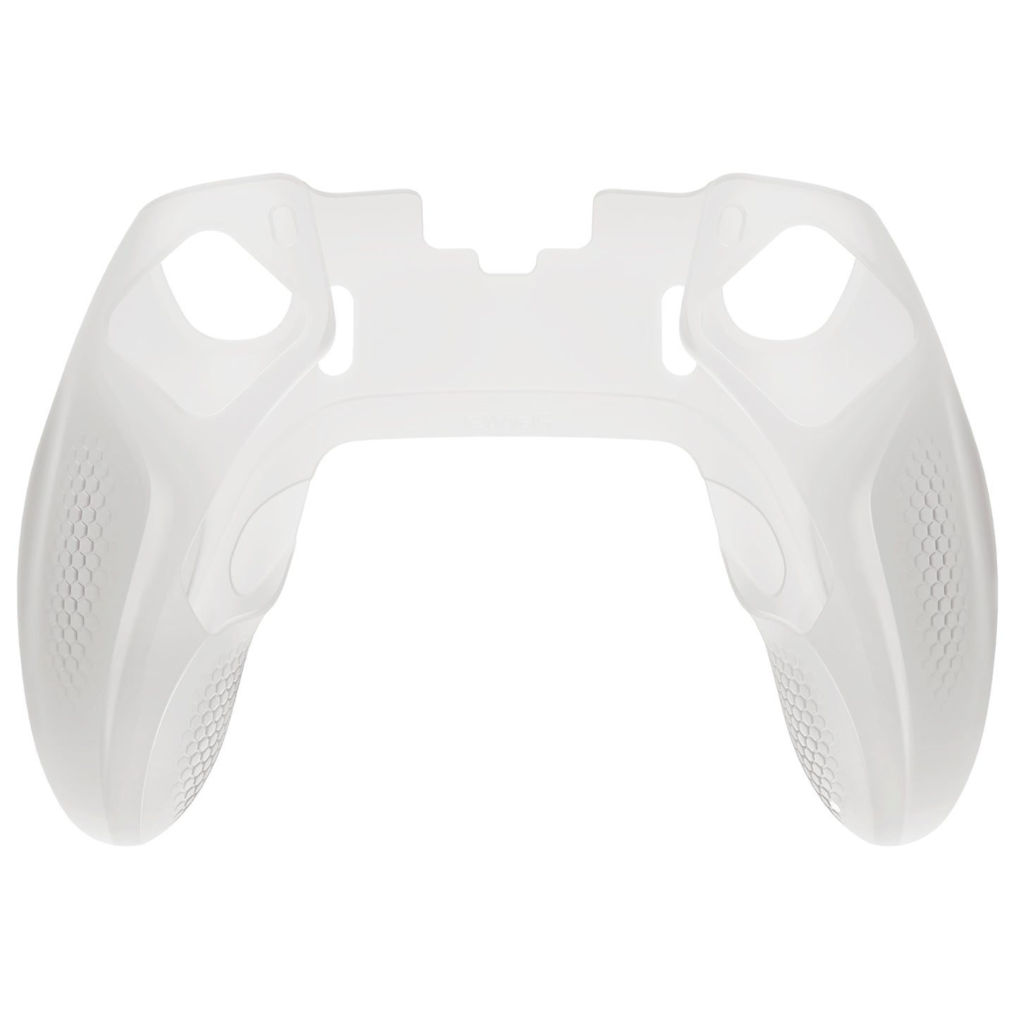 PlayVital Ninja Edition Anti-Slip Half-Covered Silicone Cover Skin with Thumb Grip Caps for PS5 Edge Controller - Glow in Dark - Green - EYPFP006 PlayVital