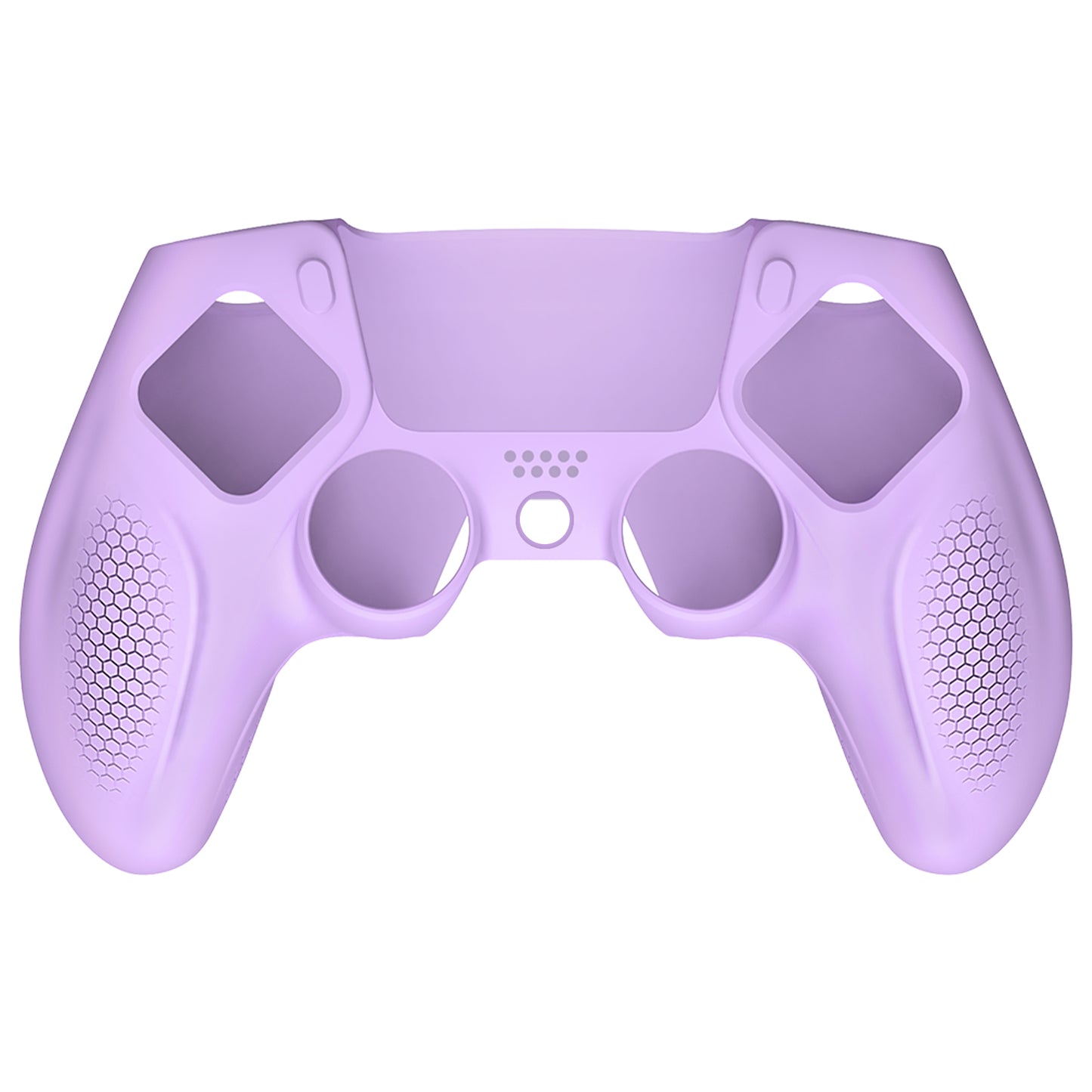 PlayVital Ninja Edition Anti-Slip Silicone Cover Skin with Thumb Grips for PS5 Wireless Controller, Compatible with Charging Station - Mauve Purple - MQRPFP004 PlayVital