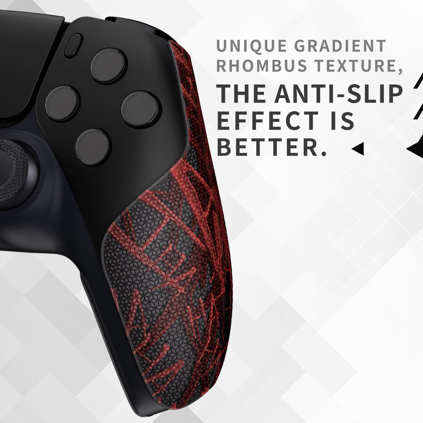 PlayVital Split Design Anti-Skid Sweat-Absorbent Premium Grip for PS5 Controller - Clown Hahaha - FHPFV002