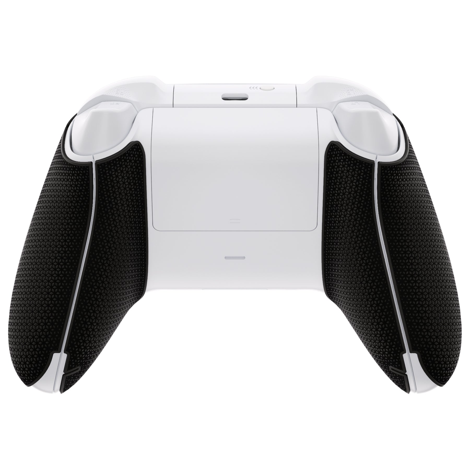 PlayVital Premium Grips for Xbox Series X/S Controller, Split Design Soft Hexagonal Diamond Textures Sweat-Absorbent Handle Grips Protector for Xbox Core Wireless Controller - Black - FMYX3M001 PlayVital