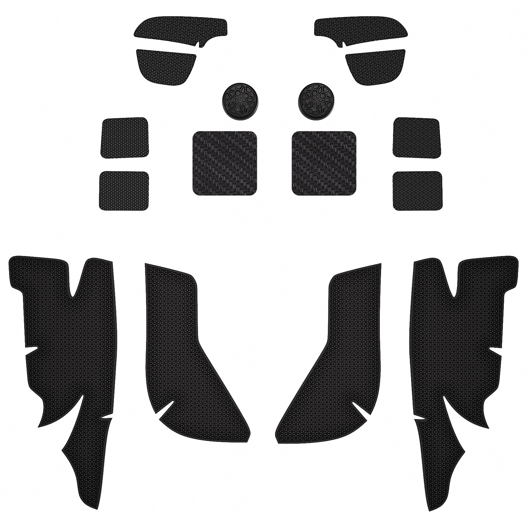 PlayVital Steam Deck LCD & OLED Premium Split Handle Grips, Trackpads ...