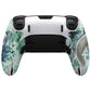 PlayVital Professional Textured Anti-Skid Sweat-Absorbent Controller Grip for PS5 Edge Wireless Controller - Jade Dragon-Cloud Dominator - PFPJ154 PlayVital