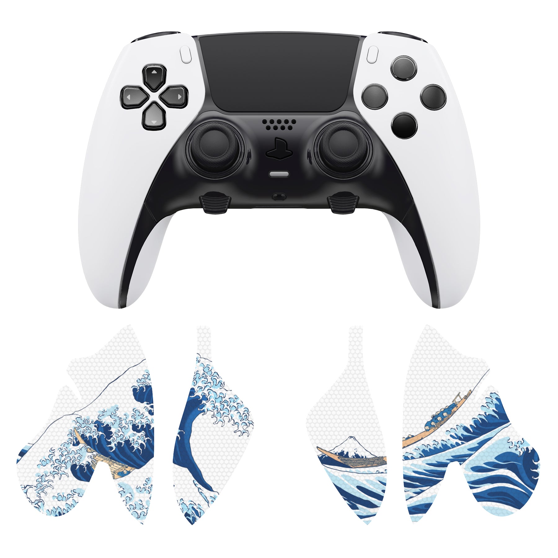 PlayVital Professional Textured Anti-Skid Sweat-Absorbent Controller Grip for PS5 Edge Wireless Controller - Biohazard - PFPJ150 (Copy) PlayVital