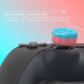 PlayVital Puff Cloud Texture Design Thumbs Cushion Grips Caps for PS5 & PS4 & Switch Pro & Xbox Series X/S & Xbox Elite Series 2 & Xbox One & Xbox Core Wireless Controller - Aqua Blue & Coral Pink PlayVital