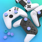 PlayVital Puff Cloud Texture Design Thumbs Cushion Grips Caps for PS5 & PS4 & Switch Pro & Xbox Series X/S & Xbox Elite Series 2 & Xbox One & Xbox Core Wireless Controller - Light Purple & Aqua Blue PlayVital