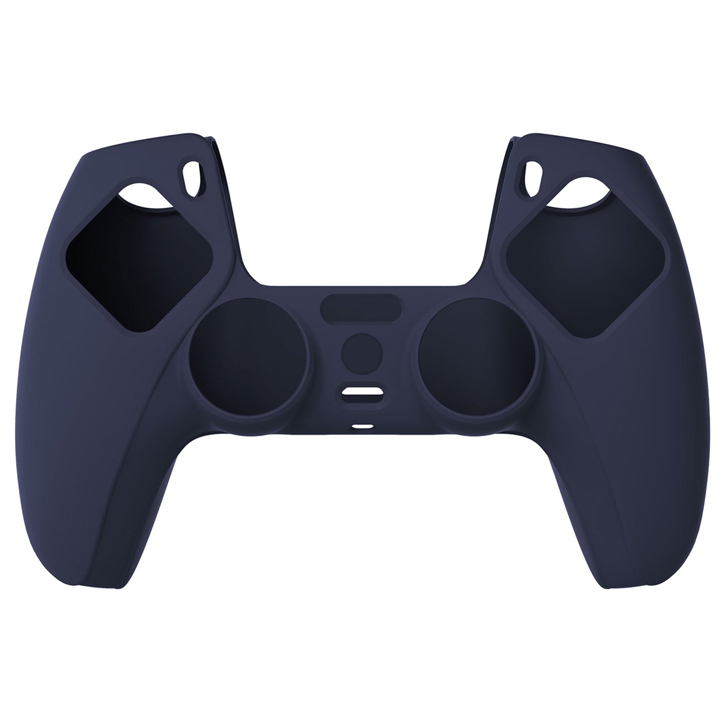 PlayVital Pure Series Anti-Slip Silicone Cover Skin with Thumb Grip Caps for PS5 Wireless Controller - Midnight Blue - KOPF003 PlayVital
