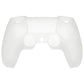 PlayVital Pure Series Dockable Model Anti-Slip Silicone Cover Skin with Thumb Grip Caps for PS5 Wireless Controller - Compatible with Charging Station - Glow in Dark - Green - EKPFP004 PlayVital