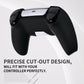 PlayVital Pure Series Dockable Model Anti-Slip Silicone Cover Skin with Thumb Grip Caps for PS5 Wireless Controller - Compatible with Charging Station - Sin Source - EKPFL005 PlayVital