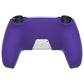 PlayVital Pure Series Ergonomic Anti-Slip Silicone Cover Skin with Thumb Grip Caps for PS5 Wireless Controller - Compatible with Charging Station - Purple - EKPFP006 PlayVital