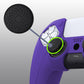 PlayVital Pure Series Ergonomic Anti-Slip Silicone Cover Skin with Thumb Grip Caps for PS5 Wireless Controller - Compatible with Charging Station - Purple - EKPFP006 PlayVital