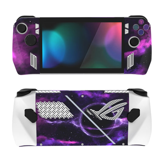 PlayVital Purple Deep Space Custom Stickers Vinyl Wraps Protective Skin Decal for ROG Ally Handheld Gaming Console - RGTM001 PlayVital