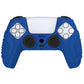 PlayVital Raging Warrior Edition Anti-slip Silicone Cover Skin with Thumbstick Caps for PS5 Wireless Controller - Blue - KZPF003 PlayVital