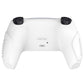 PlayVital Raging Warrior Edition Anti-slip Silicone Cover Skin with Thumbstick Caps for PS5 Wireless Controller - White - KZPF002 PlayVital