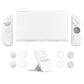 PlayVital Ranger Silicone Grip with Hard Console Cover for Nintendo Switch 2, Protective Case with Folding Stand & Thumb Grips Caps for Nintendo Switch 2 (2025) - White PlayVital