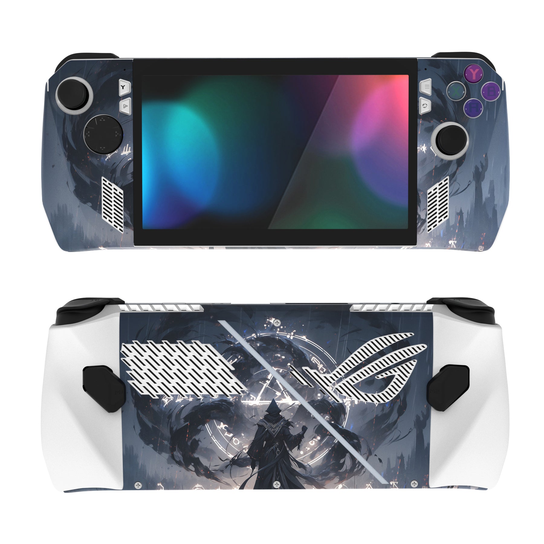 PlayVital Runecaster Custom Stickers Vinyl Wraps Protective Skin Decal for ROG Ally Handheld Gaming Console - RGTM019 PlayVital