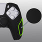 PlayVital Samurai Edition Anti-Slip Silicone Cover Skin with Thumb Grip Caps for PS5 Wireless Controller - Black - BWPF001 PlayVital