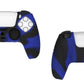 PlayVital Samurai Edition Anti-Slip Silicone Cover Skin with Thumb Grip Caps for PS5 Wireless Controller - Blue & Black PlayVital