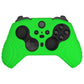 PlayVital Samurai Edition Anti Slip Silicone Case Cover for Xbox Elite Wireless Controller Series 2, Ergonomic Soft Rubber Skin Protector for Xbox Elite Series 2 with Thumb Grip Caps - Green - XBE2M011 playvital