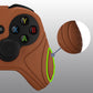 PlayVital Samurai Edition Anti Slip Silicone Case Cover with Thumb Grip Caps for Xbox One X/S Controller - Signal Brown - XOQ046 playvital