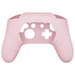 PlayVital Samurai Edition Ergonomic Anti-slip Silicone Skin Protective Case with Thumb Grip Caps for Nintendo Switch Pro Controller - Cherry Blossoms Pink - EBNPP011 PlayVital