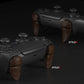 PlayVital Wood Grain 2 Pair Shoulder Buttons Extension Triggers for PS5 Controller, Game Improvement Adjusters for PS5 Controller, Bumper Trigger Extenders for PS5 Controller - PFPJ143 PlayVital