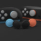 PlayVital Silicone Button Covers and Thumb Grip Set for Nintendo Switch 2 (2025), 8 Pcs Colorful ABXY Directional Button Caps & 4 Joystick Caps for Joycon 2 - Black & Gray & Blue & Orange PlayVital