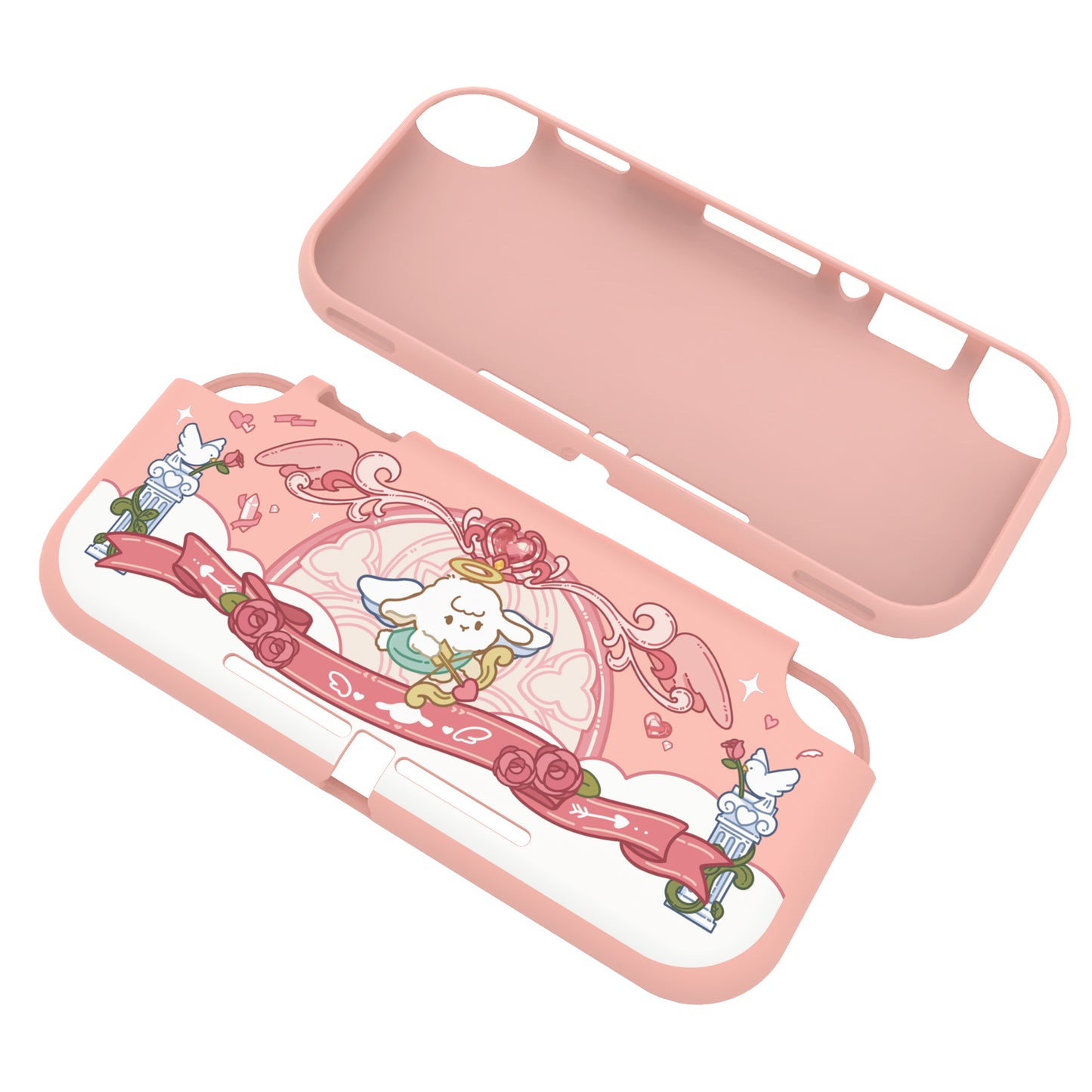 PlayVital Soft TPU Slim Protective Case for Nintendo Switch Lite - Intern Cupid PlayVital