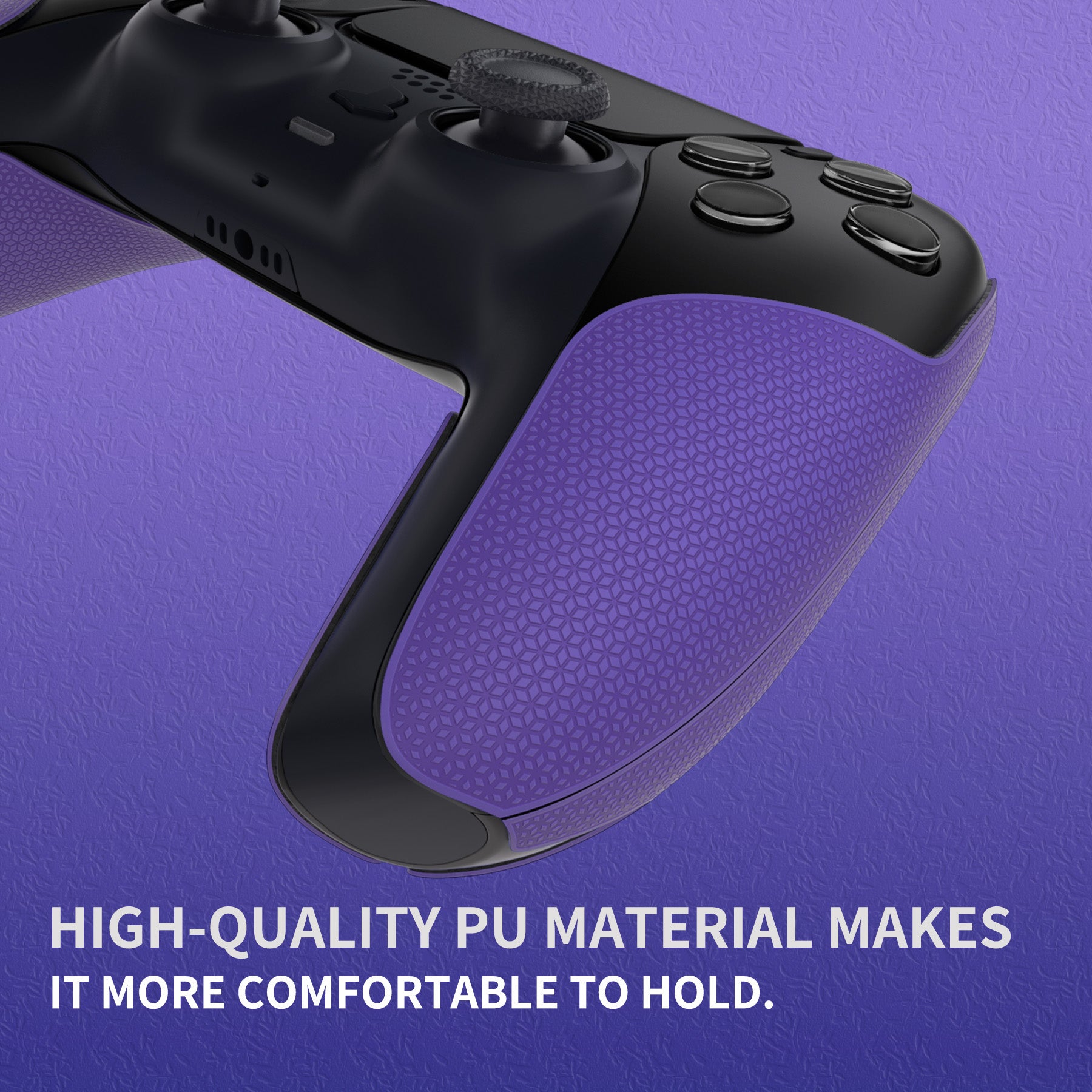  PlayVital Anti-Skid Sweat-Absorbent Controller Grip for ps5 Edge  Wireless Controller, Professional Textured Soft PU Handle Grips Anti Sweat  Protector for ps5 Edge Controller - Black : Video Games