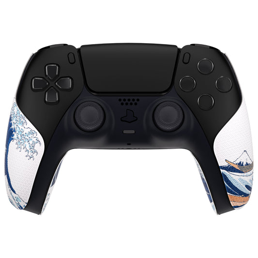 PlayVital Split Design Anti-Skid Sweat-Absorbent Premium Grip for PS5 Controller - The Great Wave - FHPFV001