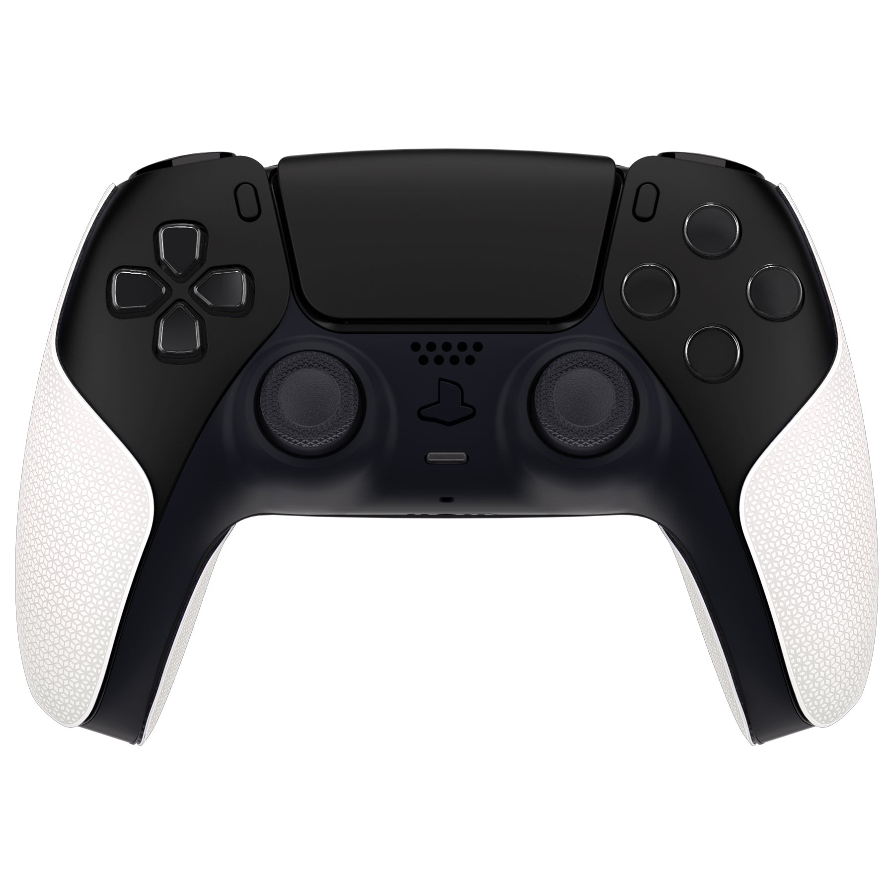PlayVital PS5 Controller White Premium Handle Grip - Split Design