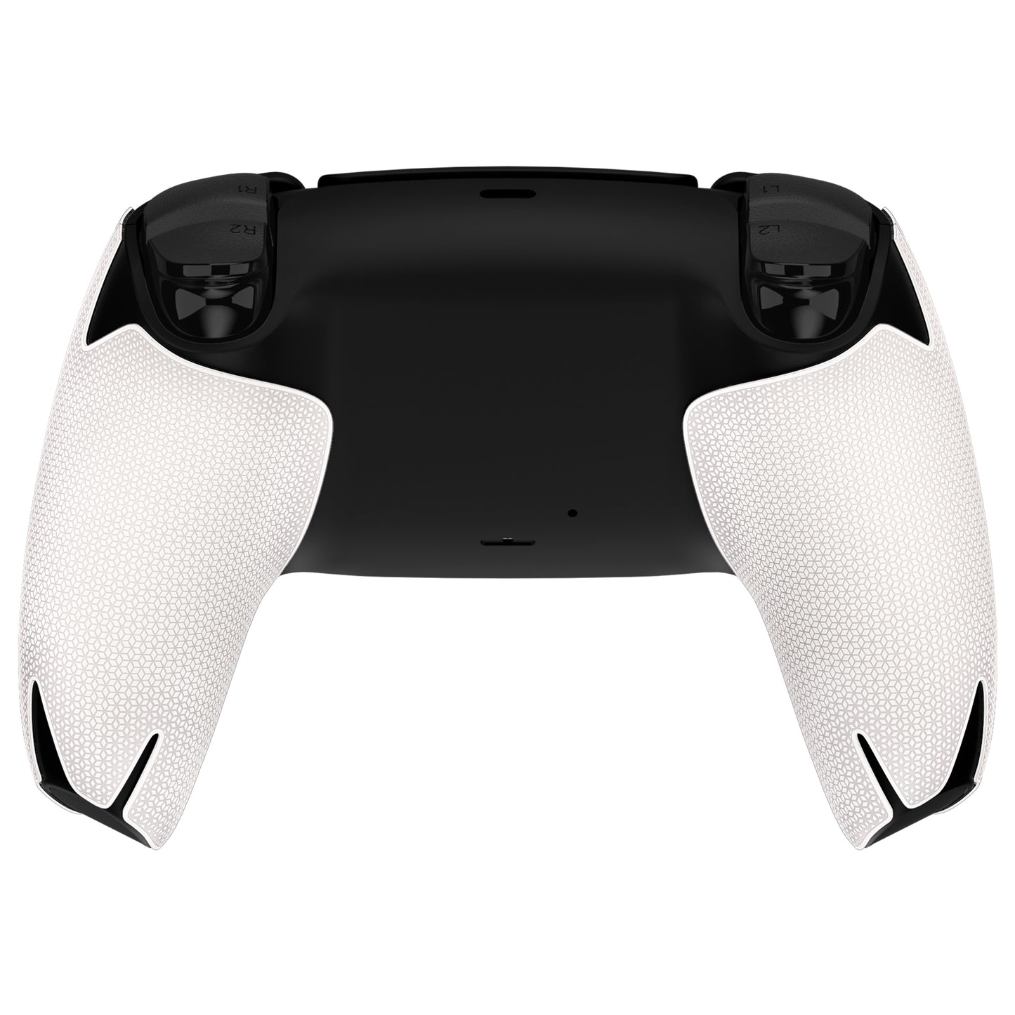 PlayVital Split Design Anti-Skid Sweat-Absorbent Premium Grip for PS5 Controller – White - FHPFM006 PlayVital