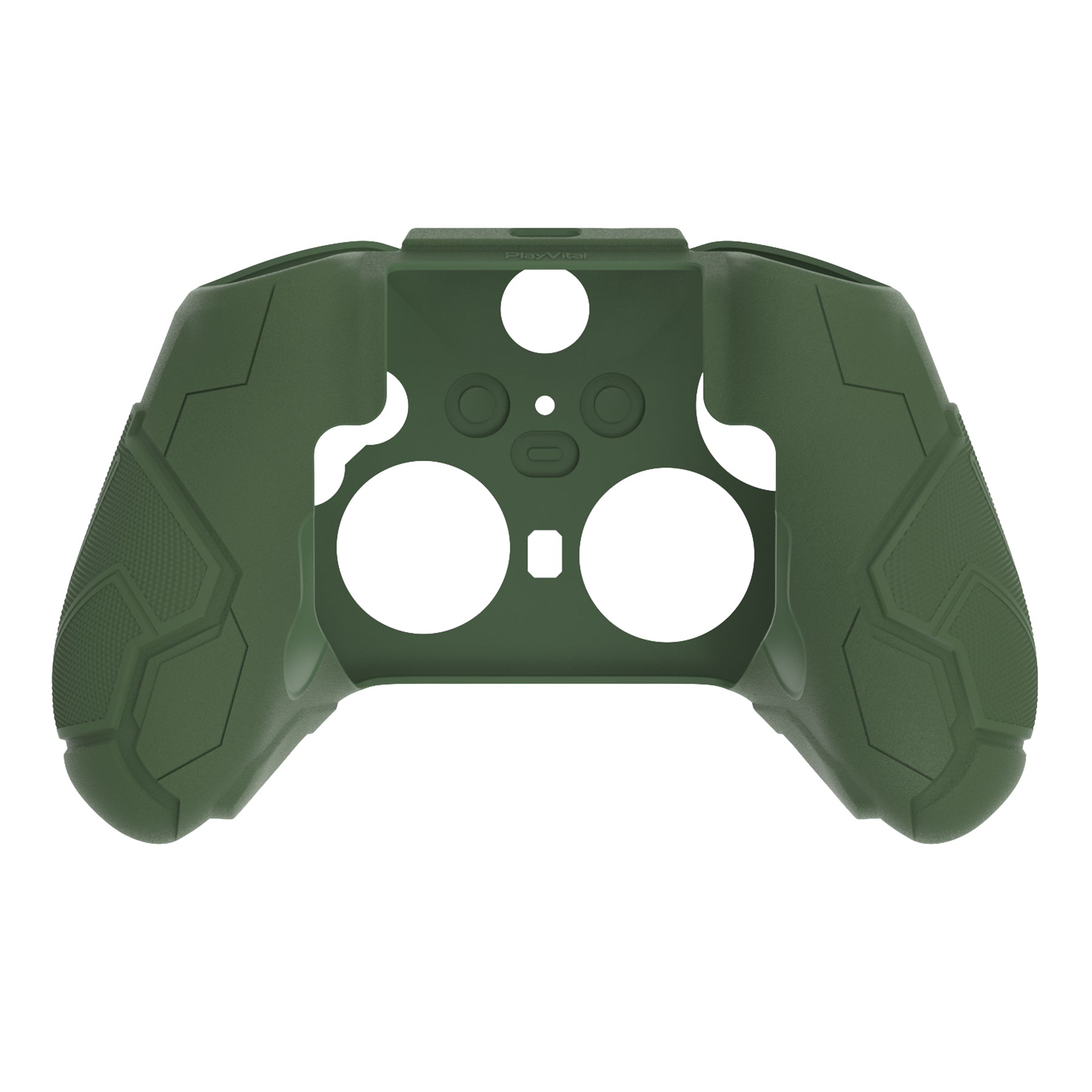 PlayVital Stellar Mecha Silicone Cover Skin with Thumb Grips for Xbox Elite Series 2 & Elite Series 2 Core Controller - Army & Rainforest Green PlayVital