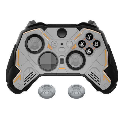 PlayVital Stellar Mecha Silicone Cover Skin with Thumb Grips for Xbox Elite Series 2 & Elite Series 2 Core Controller - Dark Gray & Black PlayVital