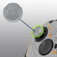 PlayVital Stellar Mecha Silicone Cover Skin with Thumb Grips for Xbox Elite Series 2 & Elite Series 2 Core Controller - Dark Gray & Black PlayVital