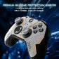 PlayVital Stellar Mecha Silicone Cover Skin with Thumb Grips for Xbox Elite Series 2 & Elite Series 2 Core Controller - Dark Gray & Black PlayVital