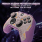 PlayVital Stellar Mecha Silicone Cover Skin with Thumb Grips for Xbox Elite Series 2 & Elite Series 2 Core Controller - Taupe & Purple PlayVital