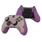 PlayVital Stellar Mecha Silicone Cover Skin with Thumb Grips for Xbox Elite Series 2 & Elite Series 2 Core Controller - Taupe & Purple PlayVital