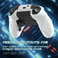 PlayVital Stellar Mecha Silicone Cover Skin with Thumb Grips for Xbox Elite Series 2 & Elite Series 2 Core Controller - White PlayVital