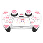 PlayVital Sweetheart Kitty Series Silicone Cover with 6 Joystick Caps and 6 Sticker for PS5 Controller, Soft Anti-Slip Full Protection Grip Skin Compatible with PS5 Charging Dock - White