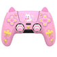 PlayVital Sweetheart Kitty Series Silicone Cover with Cat Paw Thumb Grips for PS5 Controller, Compatible with PS5 Charging Dock - Pink PlayVital