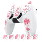 PlayVital Sweetheart Kitty Series Silicone Cover with Cat Paw Thumb Grips for PS5 Controller, Compatible with PS5 Charging Dock - White PlayVital